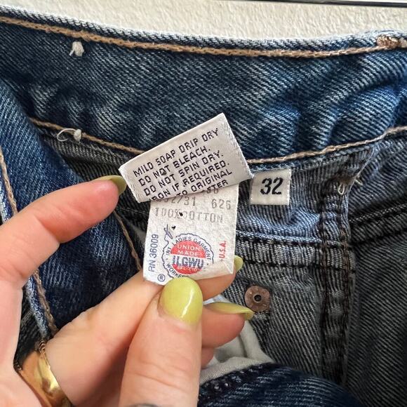 Vintage 1980/90's Calvin Klein High Waist Boot Leg Jeans - Picture 9 of 10